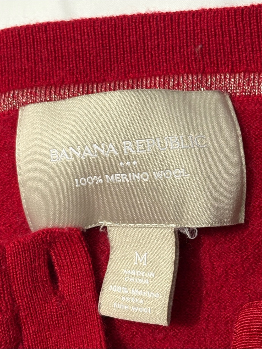 Banana Republic Red Button-Front Ruffle-Edge Cardigan - Picture 9 of 13
